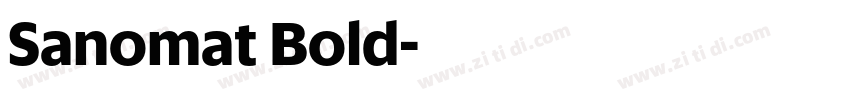 Sanomat Bold字体转换 Sanomat Bold字体转换